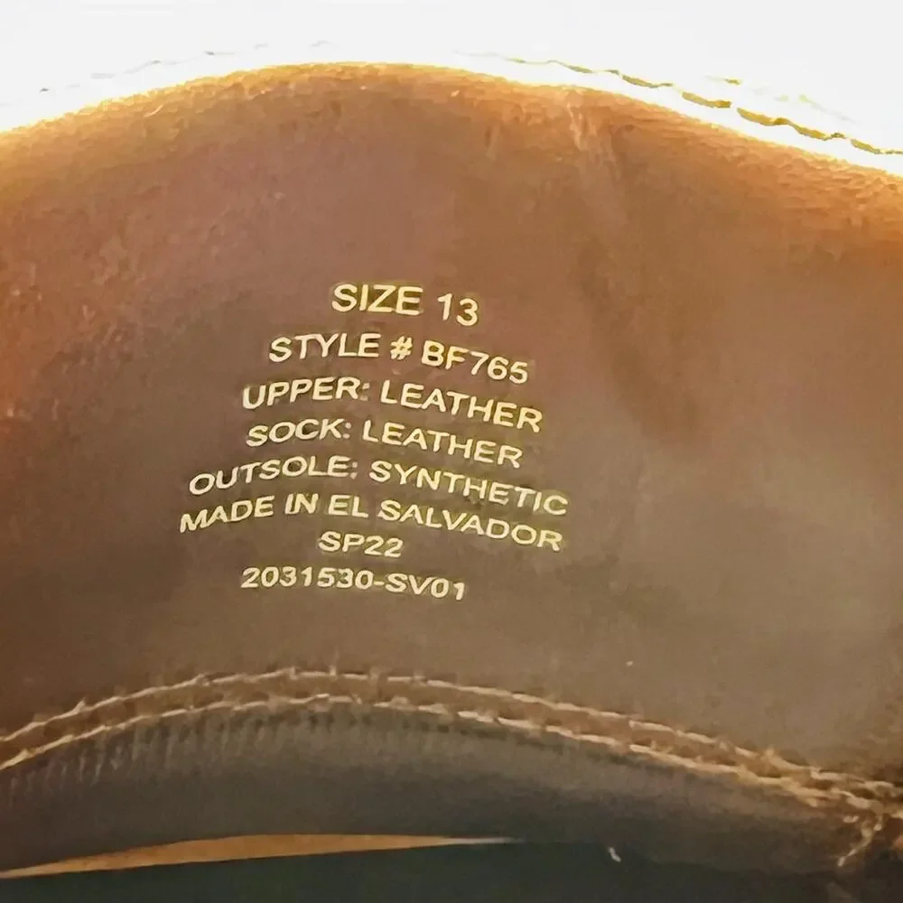 J Crew Shoes Mens 13 Brown Leather 2 Eye Boat Moc Toe Casual Comfort Nautical